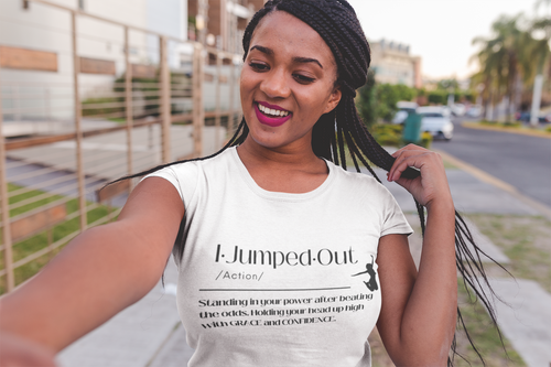 I jumped out definition